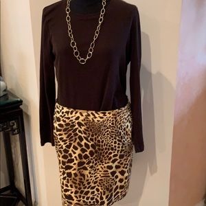 Skirt animal print mini!